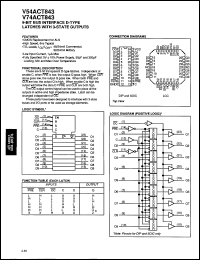 Click here to download V74ACT843DS Datasheet