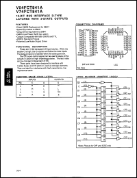 Click here to download V54FCT841ADS Datasheet