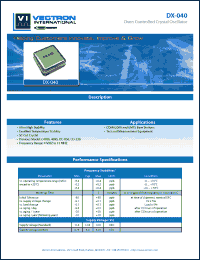 Click here to download DX-040-0-BEJ-200 Datasheet