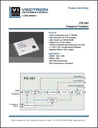 Click here to download FX-101-DFF-A2P2 Datasheet