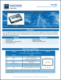 Click here to download VCXO-5030-EAE-H Datasheet