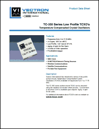 Click here to download TC-350-DBG-156A-12.80 Datasheet