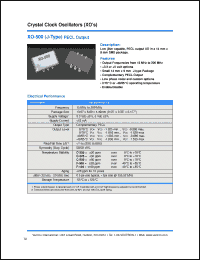 Click here to download XO-500 Datasheet