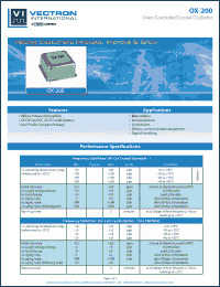 Click here to download OX-2001-BEJ-208 Datasheet
