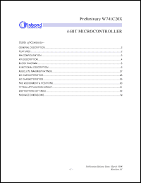 Click here to download W741C203 Datasheet