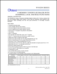 Click here to download W91820AN Datasheet