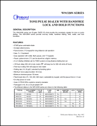 Click here to download W91320LN Datasheet