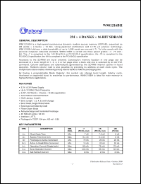 Click here to download W981216BH Datasheet