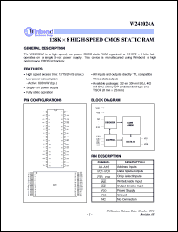 Click here to download W241024AT-12 Datasheet