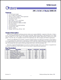 Click here to download W981216 Datasheet