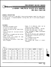 Click here to download W91352 Datasheet