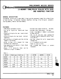 Click here to download W91531A Datasheet