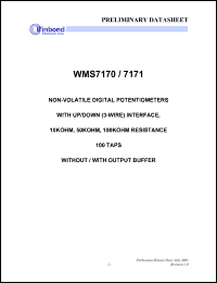 Click here to download WMS7171100M Datasheet