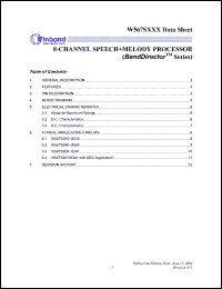 Click here to download W567S080 Datasheet