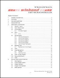 Click here to download W78L812A24PL Datasheet