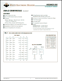 Click here to download WS256K32L-20HM Datasheet