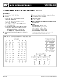 Click here to download WS512K32F-85HIE Datasheet