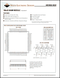 Click here to download WS1M32-120G3I Datasheet