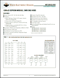 Click here to download WE128K32N-150G1UI Datasheet