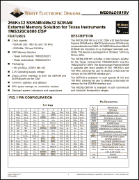 Click here to download WED9LC6816V1312BI Datasheet