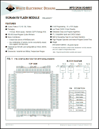 Click here to download WF512K64-150G4WI5 Datasheet