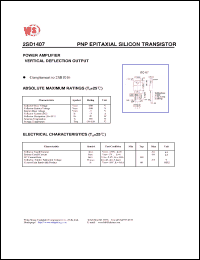 Click here to download 2SD1407 Datasheet