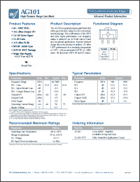Click here to download AG101-PCB Datasheet