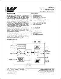 Click here to download XWM2152IDT Datasheet