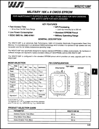 Click here to download WS27C128F15DM Datasheet