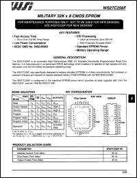 Click here to download WS27C256L15D Datasheet