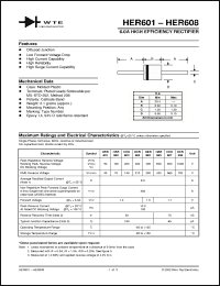 Click here to download HER601 Datasheet