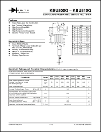 Click here to download KBU804G Datasheet