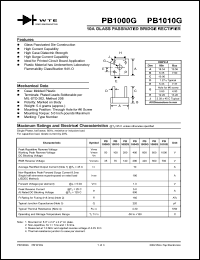 Click here to download PB1001G Datasheet