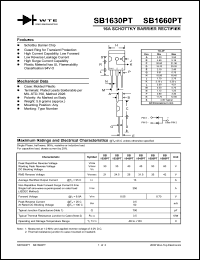 Click here to download SB1650PT Datasheet