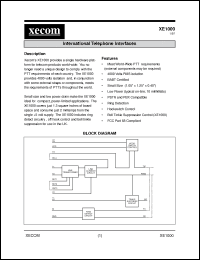 Click here to download XE1000 Datasheet