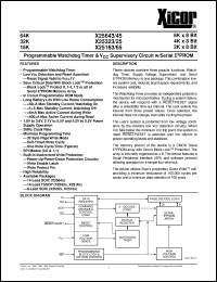 Click here to download X25165V14I Datasheet
