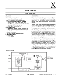 Click here to download X4003S8?4.5A Datasheet