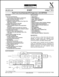 Click here to download X1227 Datasheet