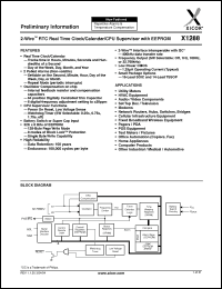 Click here to download X1288 Datasheet