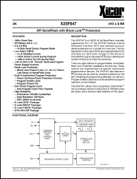 Click here to download X25F047 Datasheet