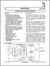 Click here to download X5043PI Datasheet