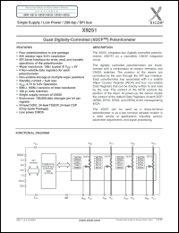 Click here to download X9251UV24I-2.7 Datasheet