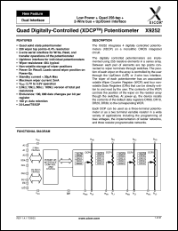 Click here to download X9252TV24I-2.7 Datasheet