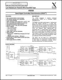 Click here to download X9258UB24I Datasheet