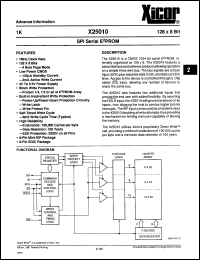 Click here to download X25010PM3 Datasheet