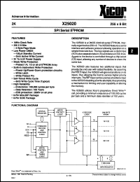 Click here to download X25020PM Datasheet