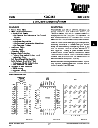 Click here to download X28C256JI25C7000 Datasheet