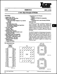 Click here to download X28C512EMB12 Datasheet