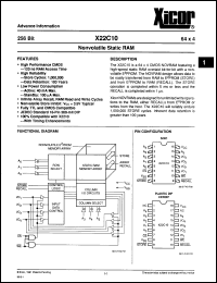 Click here to download X22C10SMC7000 Datasheet