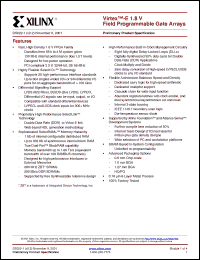 Click here to download XCV1600E-6BG560C Datasheet